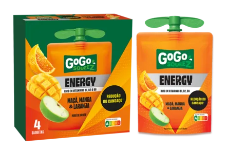 GoGo squeeZ<sup>® </sup> Funcional Maçã, Manga e Laranja